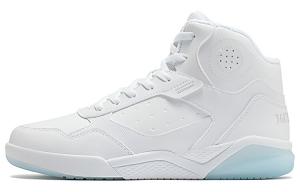 Кроссовки для скейтбординга женские высокие 361 Degree белые / ледниково-голубые 361°