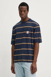 Хлопковая футболка Levi'S, темно-синий