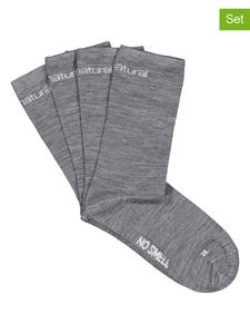 Super.natural Комплект из 2 пар носков "All Day" светло-серого цвета