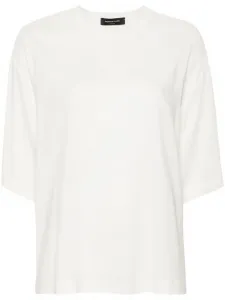 Шифоновая футболка Fabiana Filippi, белый