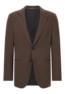 Деловой пиджак прямого кроя Boggi Milano B Tech, коричневый