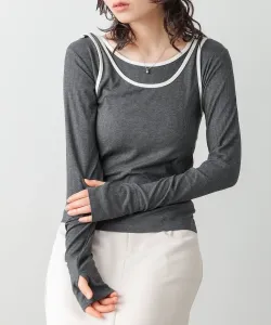 Топ с кантом и майка