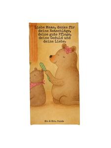 Mr. & Mrs. Panda Детское полотенце для душа с изображением медведя и надписью, выполненное в пастельно-желтых тонах