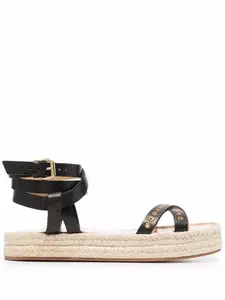 Сандалии Melyz Espadrille Isabel Marant, черный