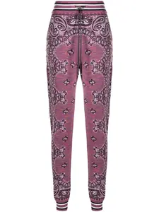 Спортивные брюки с узором AMIRI, фиолетовый
