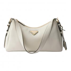 PRADA Кожаная сумка, средняя женская сумка через плечо белая