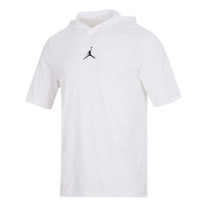 Футболка Air Jordan Solid Color Hooded Pullover Short Sleeve T-Shirt Men's 'White', белый