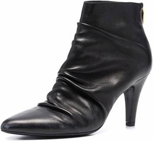 Женские ботильоны YDN с заостренным носком, на среднем каблуке-рюмочке, с задней молнией, для осенне-зимнего сезона, размеры 4-15 US, Black