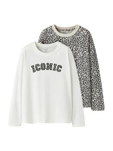 NAME IT Лонгслив 'NKFVELDA' в белом цвете, Wool White