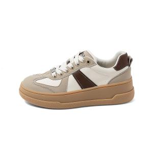 Кроссовки Skateboard Shoes Women's COMELY, Beige/Brown