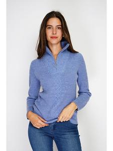 Пуловер William de Faye, светло-синий