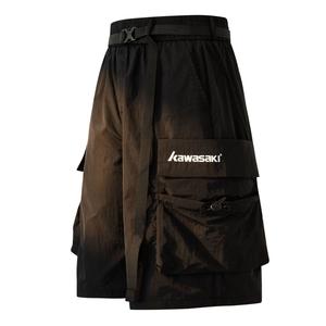 Шорты-карго унисекс Kawasaki, Армейский зеленый (K8021)