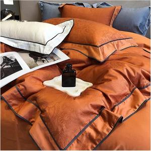 GJDFGDKMB Комплект постельного белья из египетского хлопка сатиновый жаккард 1000TC