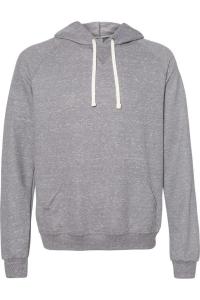 Толстовка с капюшоном JERZEES Snow Heather French Terry Raglan, цвет charcoal