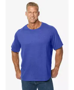 Мужская серебристая охлаждающая водолазка KingSize, синий