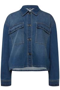 Демисезонная куртка LAURASØN, Navy/Blue denim