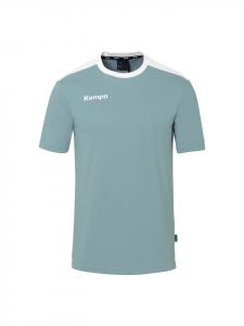 Тренировочная футболка Emotion 27 в цвете аквамарин/белый Kempa