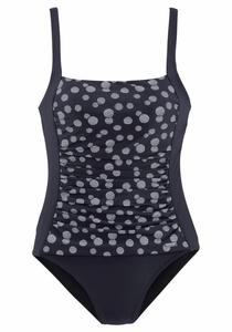 Корректирующий купальник без косточек Lascana, морской синий