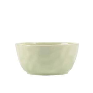 KANGMO Набор мисок и тарелок, 41 предмет с кастрюлей на 10 персон, цвет молочный желтый и зеленый