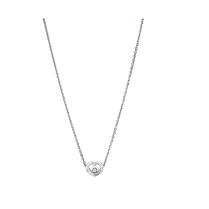 Цепочка Chopard Happy Diamonds Icons - Колье, белое золото, бриллиант