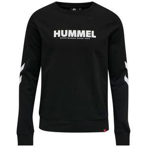 Свитшот Hummel Legacy с принтом на рукавах, черный