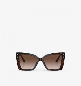 Солнцезащитные очки Jc5012 в квадратной оправе из ацетата черепахового цвета Jimmy Choo, черный