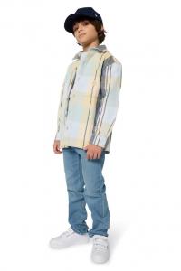 Детская хлопковая шапочка Boss,  темно-синий