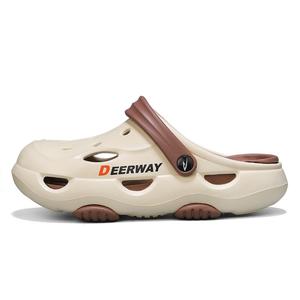 DEERWAY Клоги мужские бело-зеленые, цвет White Green