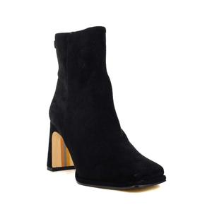 Женские черные замшевые ботильоны на блочном каблуке Sam Edelman Irie I8257L2001 LION776