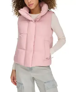 Женский стеганый жилет с воротником-стойкой Levi's, розовый