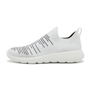 Низкие повседневные туфли Cloud Shoes унисекс Walk more, [Men'S/Women'S]White With Black Stitching