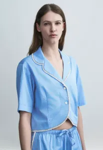 Рубашка-Блузка на пуговицах Sandro, Bleu