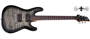 Электрогитара Schecter C-6 Plus, цвет Charcoal Burst