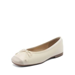 Повседневные туфли 1,3 см женские BOERDIQI, Ecru Sheepskin Insole