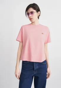 Футболка свободного кроя oakport, базовая футболка Dickies, Bridal Rose