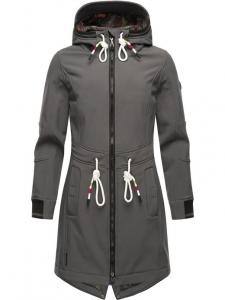 Мебура софтшелл с креплением на пальто Marikoo, серый