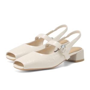 D:FUSE SCANDINAVIA D FUSE SCANDINAVIA Сандалии с одной лямкой женские бежевые, цвет Beige