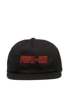 Вышитая шапка Pleasures, черный