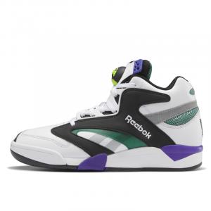 Винтажные баскетбольные кроссовки Reebok унисекс, WhiteBlackGreen