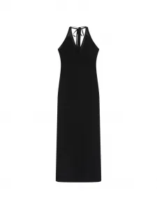 Макси-платье с V-образным вырезом Marella, черный