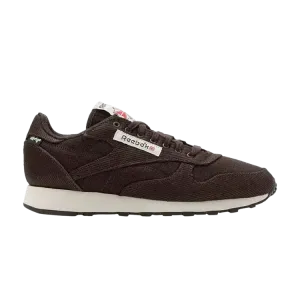 Кроссовки Reebok Classic Leather 'Hemp - Dark Brown', коричневый