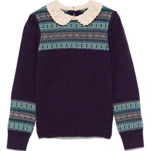 Свитер темно-фиолетовый детский Polo Ralph Lauren