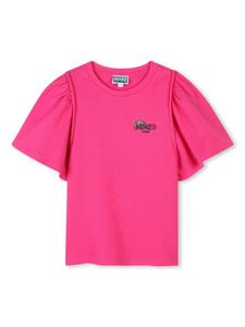 Kenzo Kids футболка с короткими рукавами, розовый