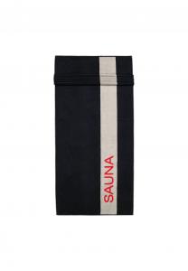 Полотенце банное Cawö Sauna, 80x200 см, черный
