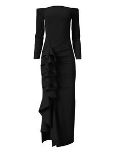 Платье MOOS STUDIO с открытыми плечами, черный