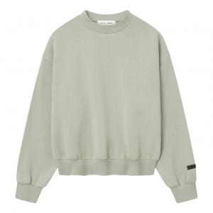 Fear of God Essentials ESSENTIALS Классический флисовый свитшот с круглым вырезом 'Abbey Stone'