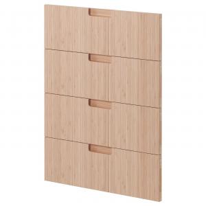 4 фасада для посудомоечной машины METOD IKEA, 60 см, цвет fröjered light bamboo