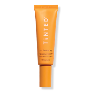 Hueguard 3-в-1 Минеральный солнцезащитный крем, увлажняющий крем, праймер SPF 30 Live Tinted, 1.7 oz