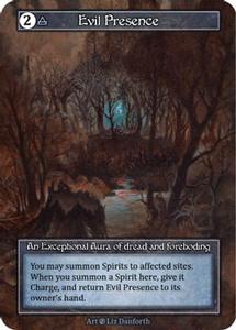 Карточная игра Evil Presence (Foil) - Beta Foil