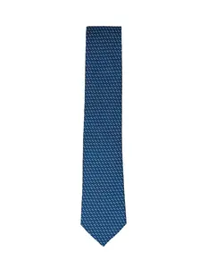 Галстук из натурального шелка синего цвета Pertegaz, синий
